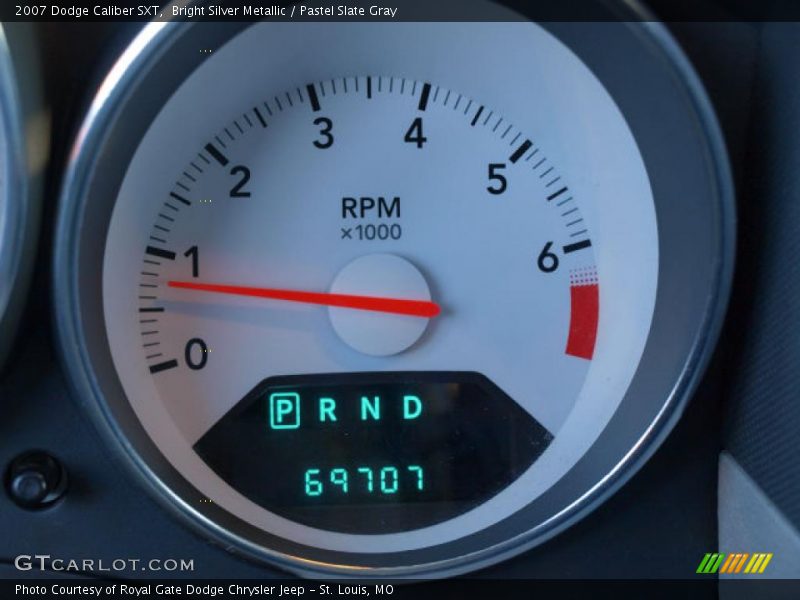 Bright Silver Metallic / Pastel Slate Gray 2007 Dodge Caliber SXT