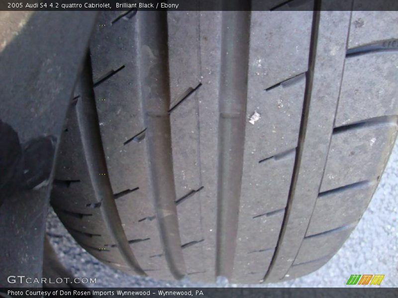 Brilliant Black / Ebony 2005 Audi S4 4.2 quattro Cabriolet