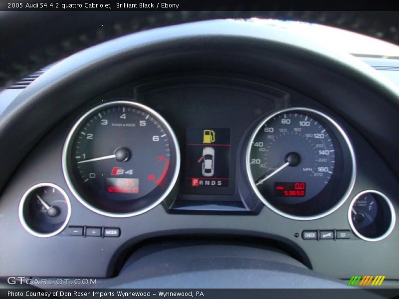  2005 S4 4.2 quattro Cabriolet 4.2 quattro Cabriolet Gauges