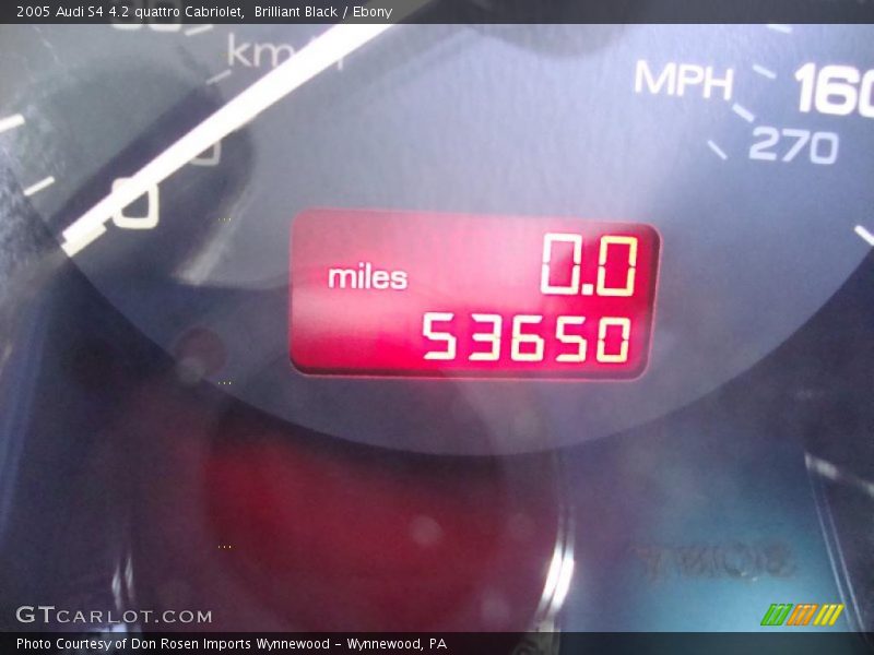 Brilliant Black / Ebony 2005 Audi S4 4.2 quattro Cabriolet