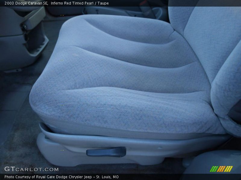 Inferno Red Tinted Pearl / Taupe 2003 Dodge Caravan SE