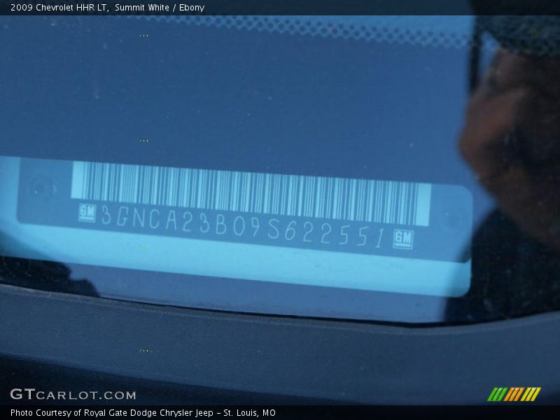 Summit White / Ebony 2009 Chevrolet HHR LT