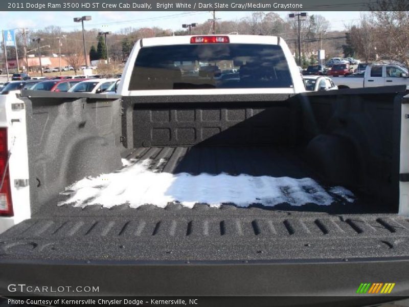 Bright White / Dark Slate Gray/Medium Graystone 2011 Dodge Ram 3500 HD ST Crew Cab Dually