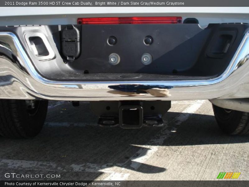 Bright White / Dark Slate Gray/Medium Graystone 2011 Dodge Ram 3500 HD ST Crew Cab Dually