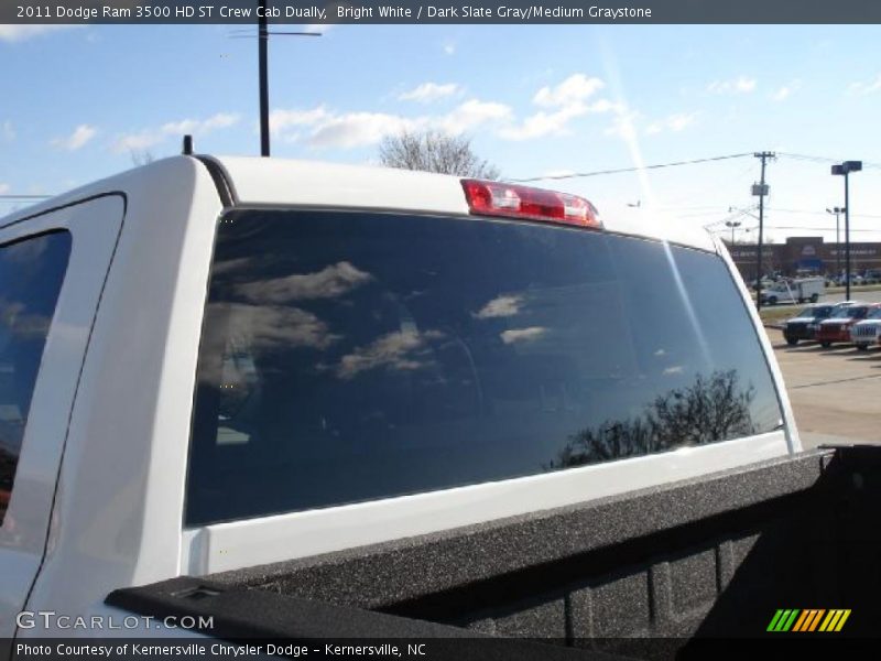 Bright White / Dark Slate Gray/Medium Graystone 2011 Dodge Ram 3500 HD ST Crew Cab Dually