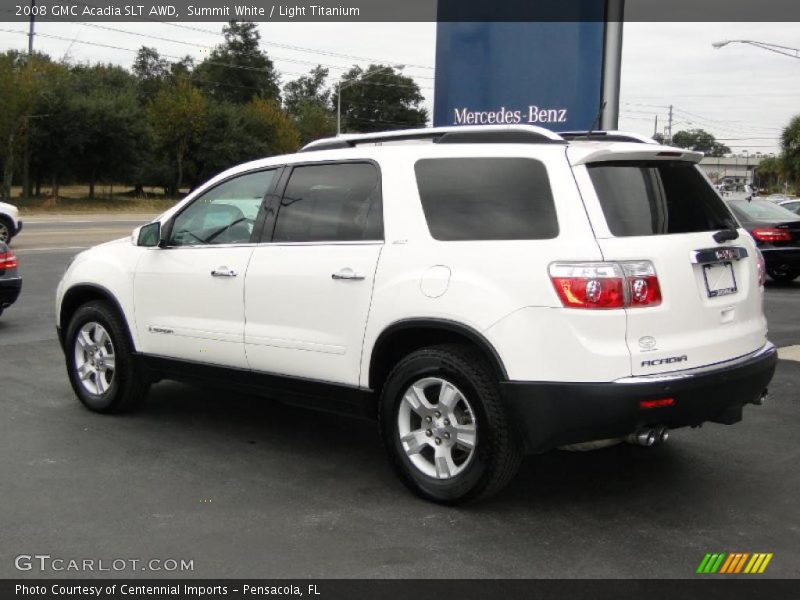 Summit White / Light Titanium 2008 GMC Acadia SLT AWD