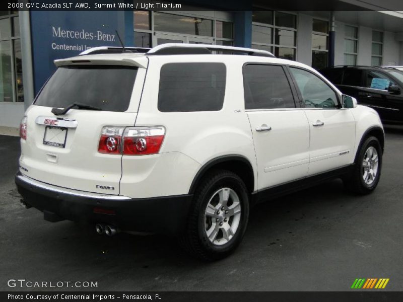 Summit White / Light Titanium 2008 GMC Acadia SLT AWD