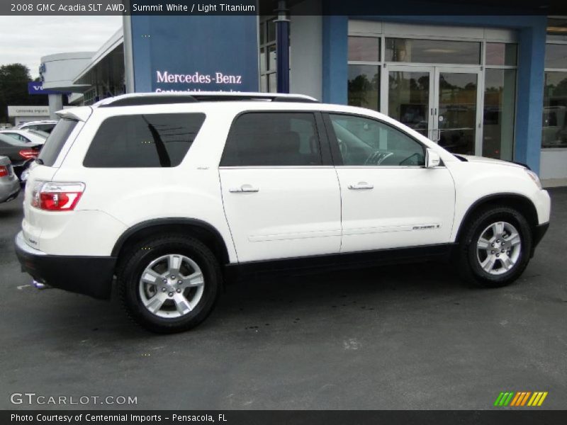 Summit White / Light Titanium 2008 GMC Acadia SLT AWD