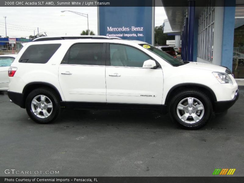 Summit White / Light Titanium 2008 GMC Acadia SLT AWD