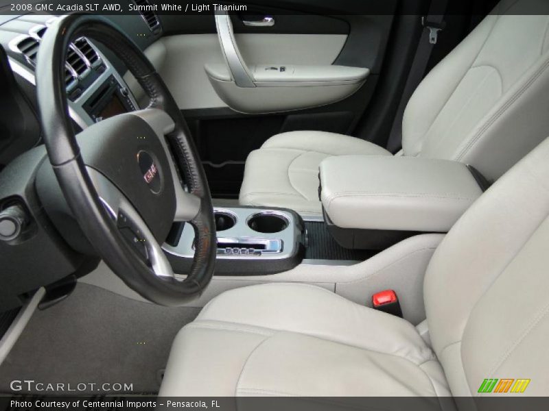 Summit White / Light Titanium 2008 GMC Acadia SLT AWD