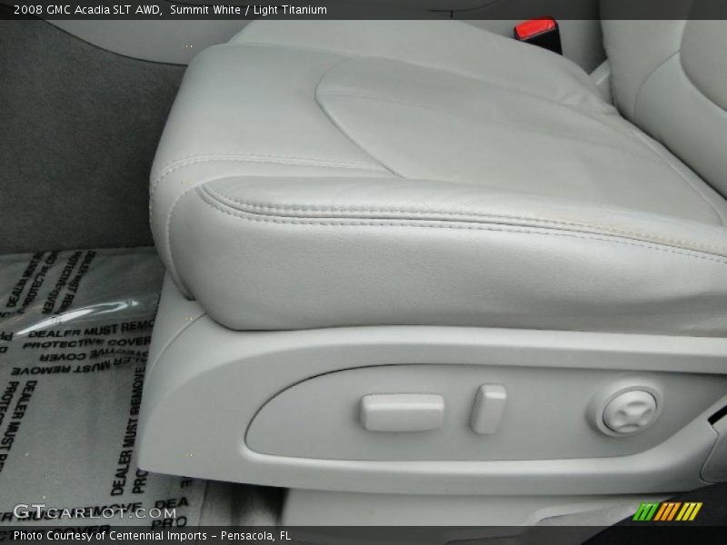 Summit White / Light Titanium 2008 GMC Acadia SLT AWD
