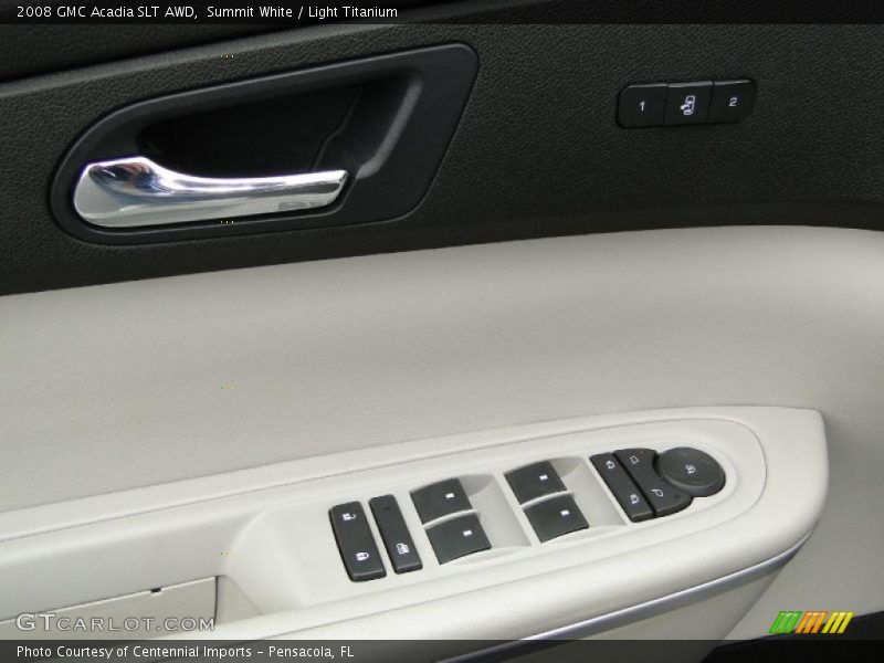 Summit White / Light Titanium 2008 GMC Acadia SLT AWD