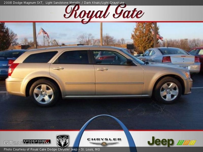 Light Sandstone Metallic / Dark Khaki/Light Graystone 2008 Dodge Magnum SXT