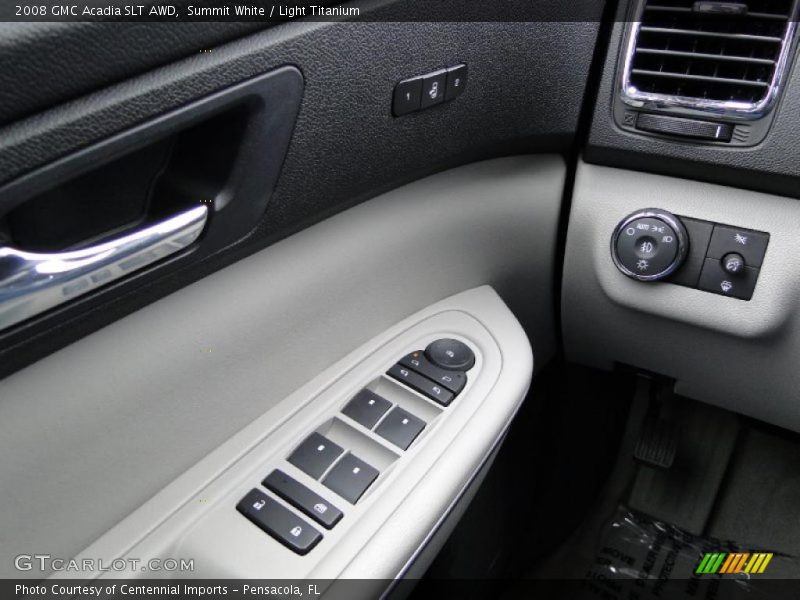 Summit White / Light Titanium 2008 GMC Acadia SLT AWD