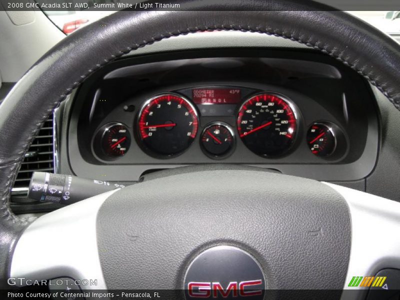 Summit White / Light Titanium 2008 GMC Acadia SLT AWD