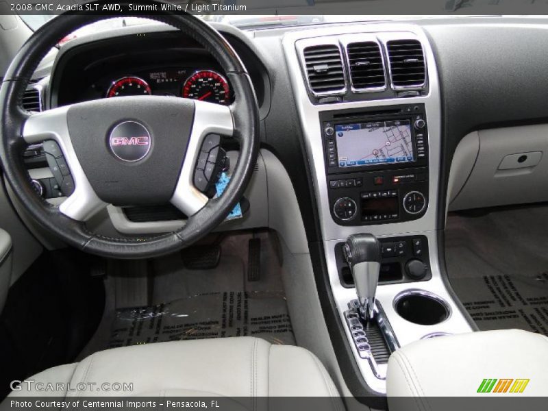 Summit White / Light Titanium 2008 GMC Acadia SLT AWD