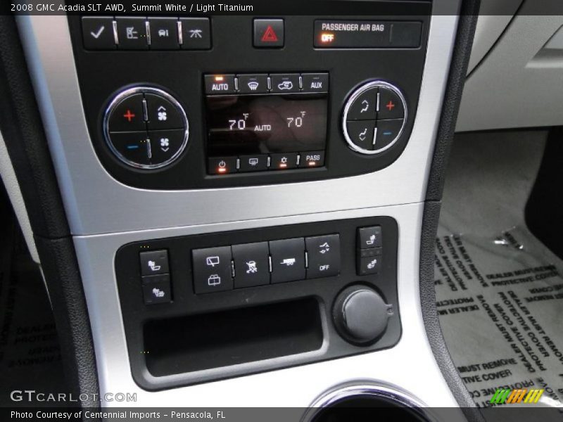 Summit White / Light Titanium 2008 GMC Acadia SLT AWD