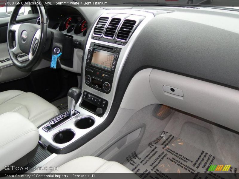Summit White / Light Titanium 2008 GMC Acadia SLT AWD