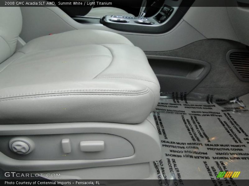 Summit White / Light Titanium 2008 GMC Acadia SLT AWD