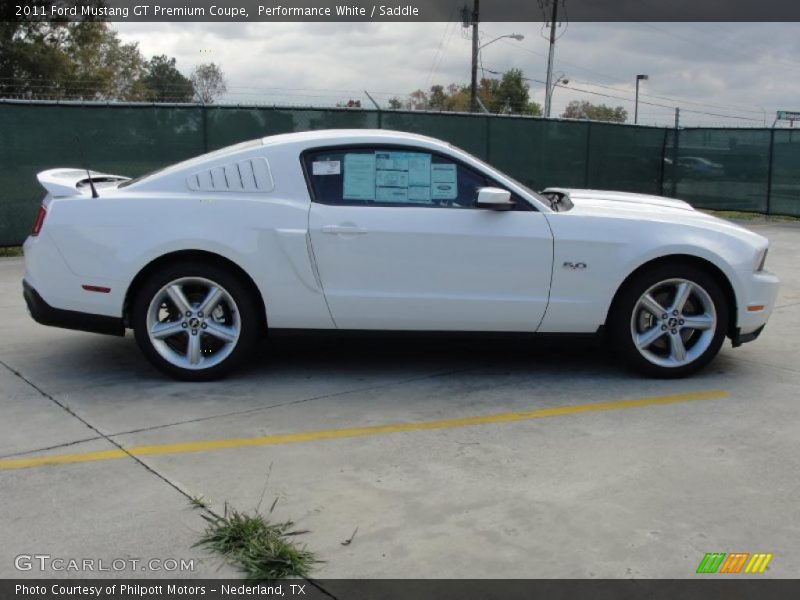  2011 Mustang GT Premium Coupe Performance White