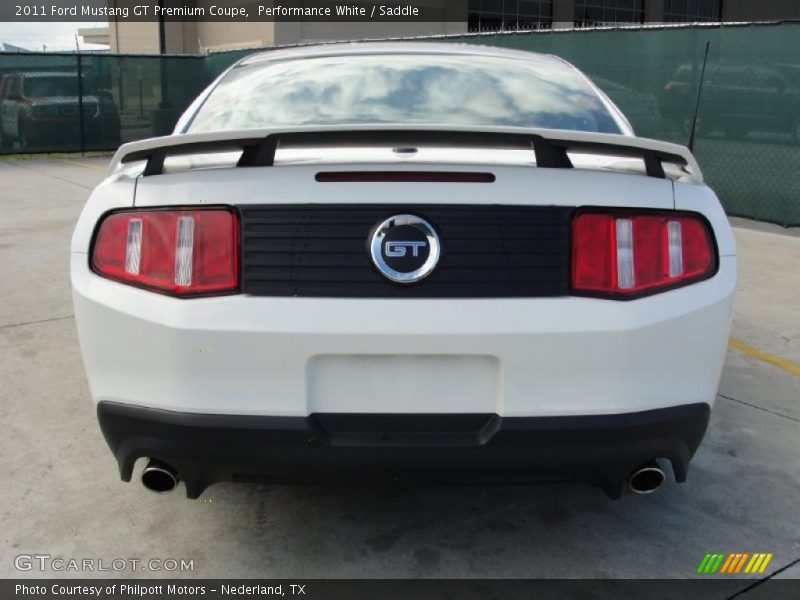 Performance White / Saddle 2011 Ford Mustang GT Premium Coupe