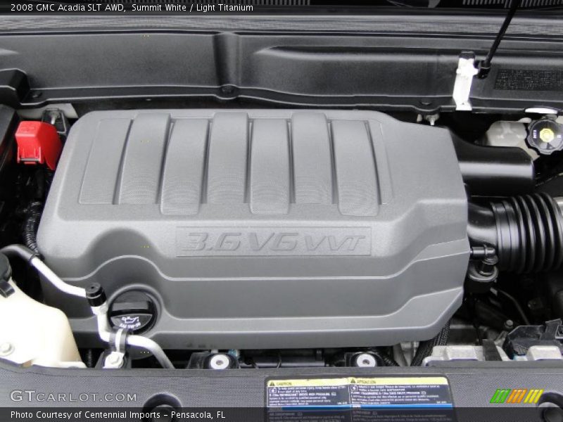 Summit White / Light Titanium 2008 GMC Acadia SLT AWD