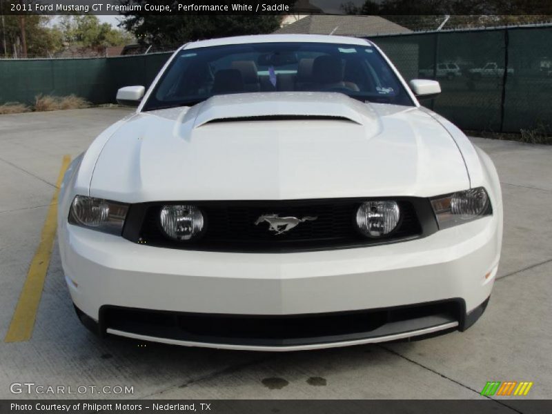 Performance White / Saddle 2011 Ford Mustang GT Premium Coupe