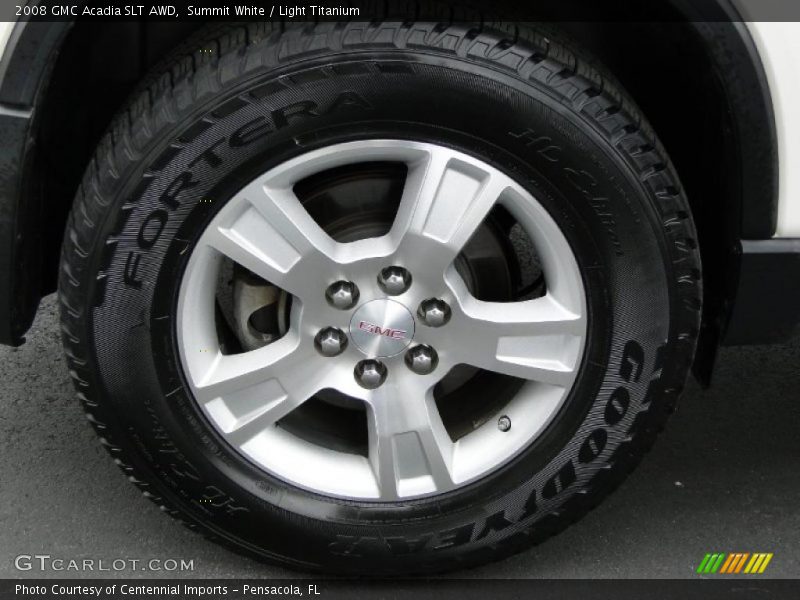 Summit White / Light Titanium 2008 GMC Acadia SLT AWD