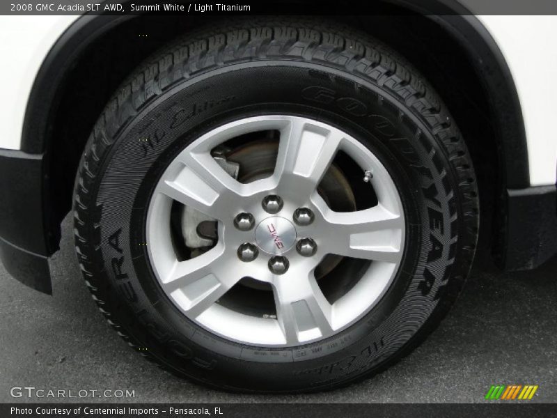Summit White / Light Titanium 2008 GMC Acadia SLT AWD