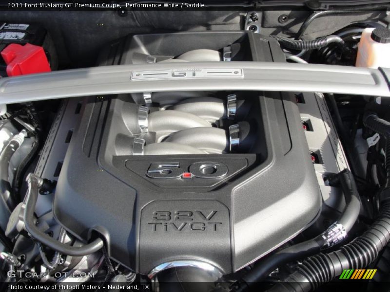  2011 Mustang GT Premium Coupe Engine - 5.0 Liter DOHC 32-Valve TiVCT V8