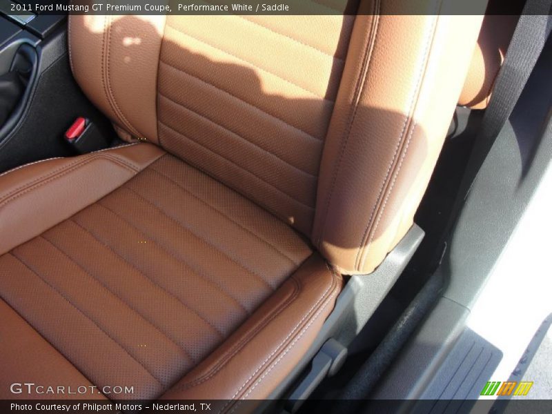 Performance White / Saddle 2011 Ford Mustang GT Premium Coupe