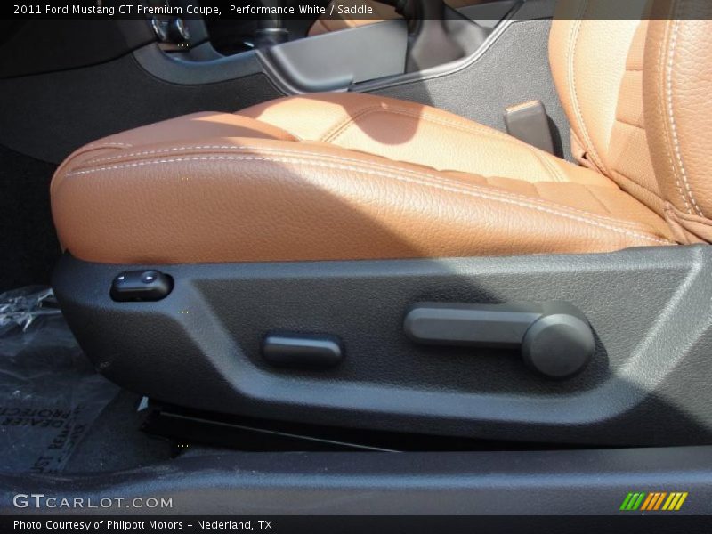 Performance White / Saddle 2011 Ford Mustang GT Premium Coupe