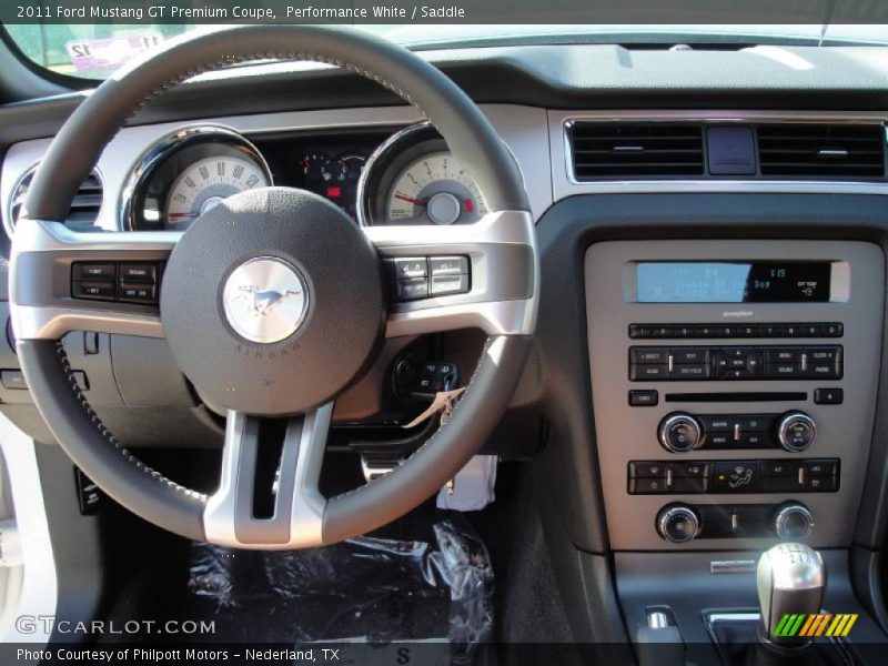 Dashboard of 2011 Mustang GT Premium Coupe