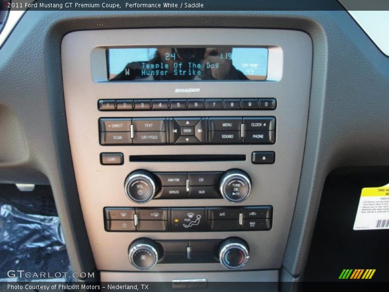 Performance White / Saddle 2011 Ford Mustang GT Premium Coupe