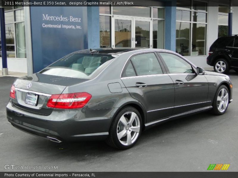 designo Graphite Metallic / Ash/Black 2011 Mercedes-Benz E 350 Sedan