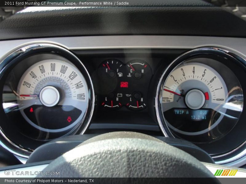Performance White / Saddle 2011 Ford Mustang GT Premium Coupe