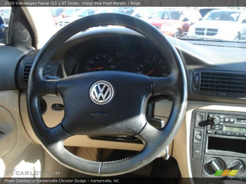 Indigo Blue Pearl Metallic / Beige 2000 Volkswagen Passat GLS 1.8T Sedan