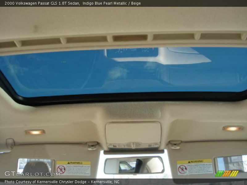 Indigo Blue Pearl Metallic / Beige 2000 Volkswagen Passat GLS 1.8T Sedan