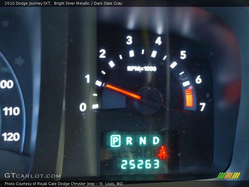 Bright Silver Metallic / Dark Slate Gray 2010 Dodge Journey SXT