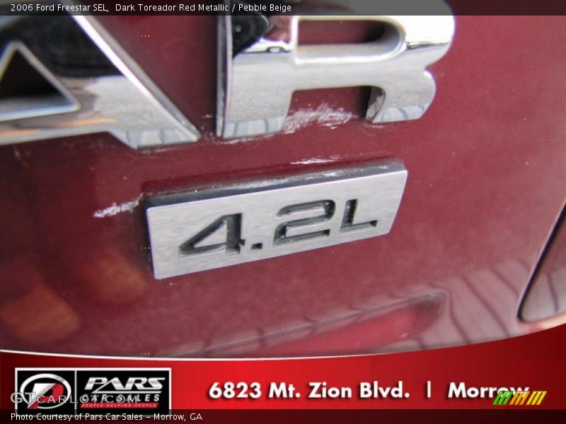 Dark Toreador Red Metallic / Pebble Beige 2006 Ford Freestar SEL