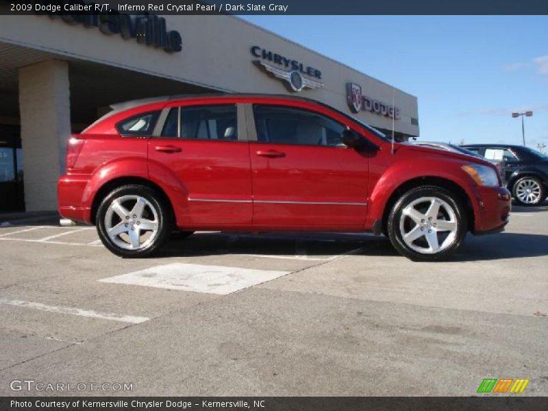 Inferno Red Crystal Pearl / Dark Slate Gray 2009 Dodge Caliber R/T