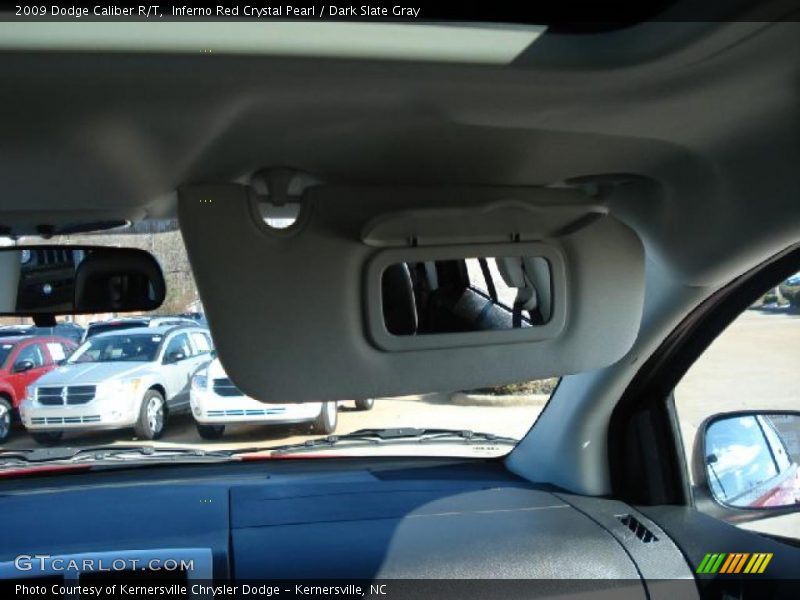 Inferno Red Crystal Pearl / Dark Slate Gray 2009 Dodge Caliber R/T