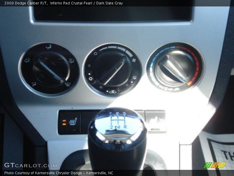 Inferno Red Crystal Pearl / Dark Slate Gray 2009 Dodge Caliber R/T