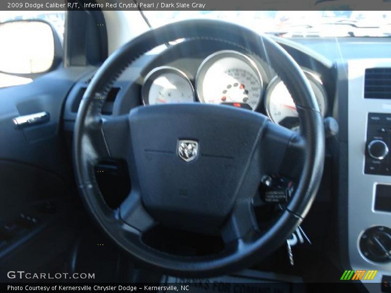 Inferno Red Crystal Pearl / Dark Slate Gray 2009 Dodge Caliber R/T
