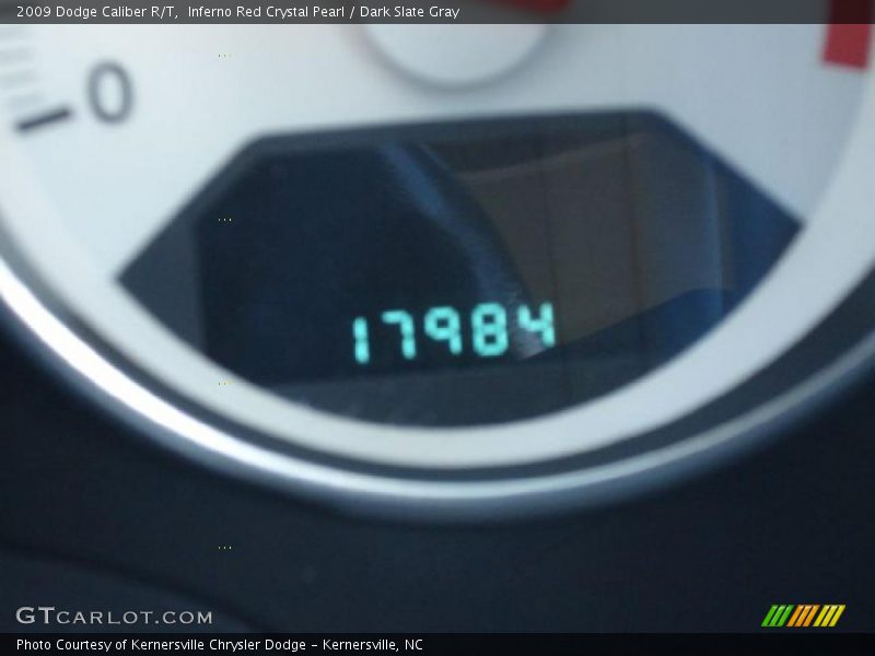 Inferno Red Crystal Pearl / Dark Slate Gray 2009 Dodge Caliber R/T