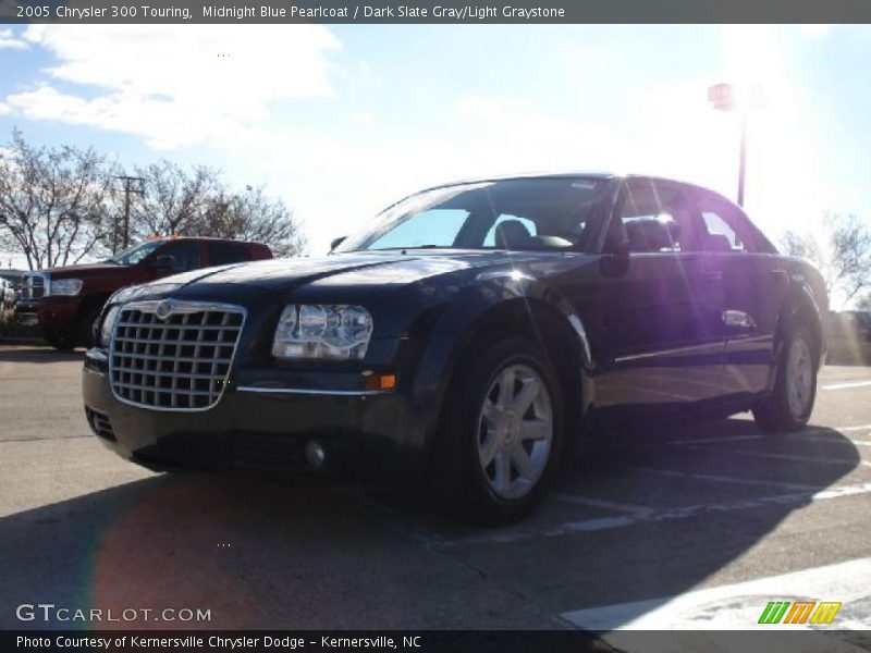 Midnight Blue Pearlcoat / Dark Slate Gray/Light Graystone 2005 Chrysler 300 Touring