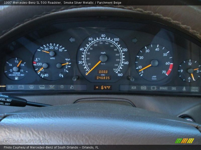  1997 SL 500 Roadster 500 Roadster Gauges