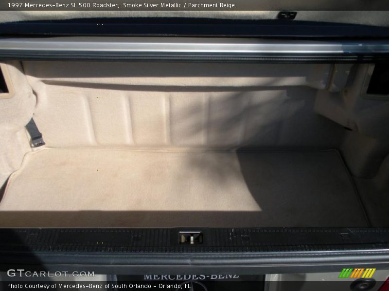 Smoke Silver Metallic / Parchment Beige 1997 Mercedes-Benz SL 500 Roadster