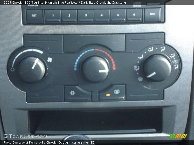Midnight Blue Pearlcoat / Dark Slate Gray/Light Graystone 2005 Chrysler 300 Touring