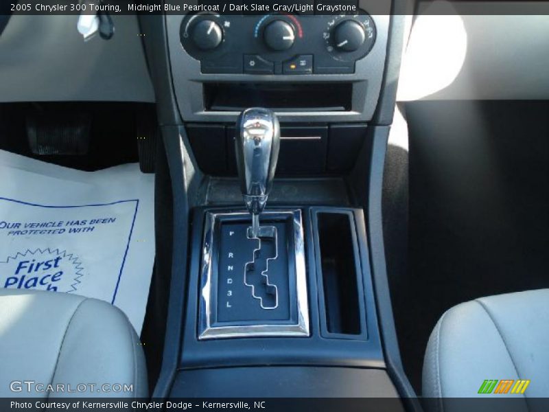 Midnight Blue Pearlcoat / Dark Slate Gray/Light Graystone 2005 Chrysler 300 Touring
